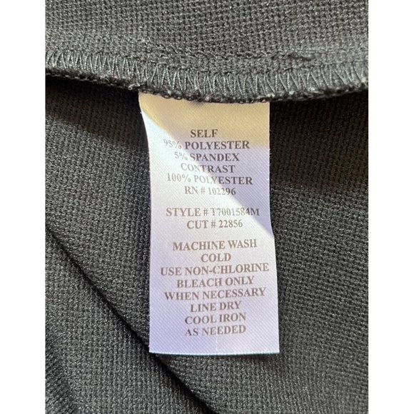 Connected Apparel Women's Black Velour V-Neck Sleeveless Sheath Cocktail Dress 8 - Picture 6 of 6